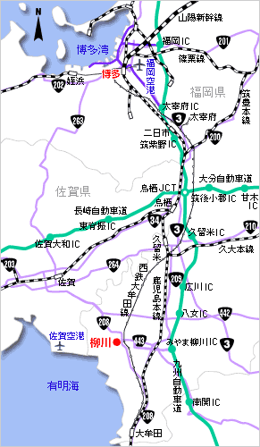 福岡地図